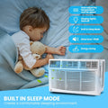 M Optimized 12000BTU Window Air Conditioner with Wi Fi Enabled, Remote Control, Air Conditioner Window Unit Cooling up to 550sq.ft, 115V Window AC