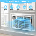 M Optimized 12000BTU Window Air Conditioner with Wi Fi Enabled, Remote Control, Air Conditioner Window Unit Cooling up to 550sq.ft, 115V Window AC