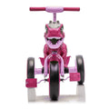 Xuanlur Kids Ride on Dinosaur Tricycle, Toddlers Kid Trike with Wide Flash Wheels, Anti Slip Pedals, Rear Basket, Music & LED Lights, Toddler Bike