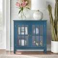 Portland 2 Door Glass Cabinet by Simple Living