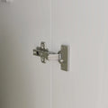 Freestanding 2 Door Bedroom Armoire with Hanging Rod