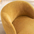 Modern Swivel Barrel Chair with 360 Degree Rotation Single Fabric Accent Chair
