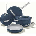 Caraway Nonstick Ceramic Cookware Set (12 Piece) Pots Pans Lids and Kitchen Storage Non Toxic PTFE & PFOA Free Oven Safe & Compatible